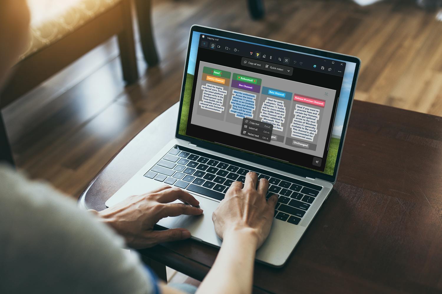 Kopier tekst fra bilder: Snart kan utklippsverktøyet i Windows 11 gjenkjenne tekst i bilder, slik at du lett kan hente ut tall og bokstaver.